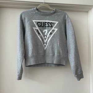 Guess gray sweatshirt sweater